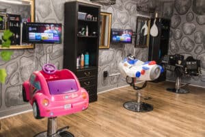 image of kids castle cuts hair salon